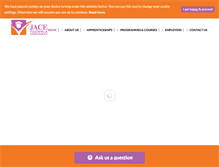 Tablet Screenshot of jace-training.co.uk
